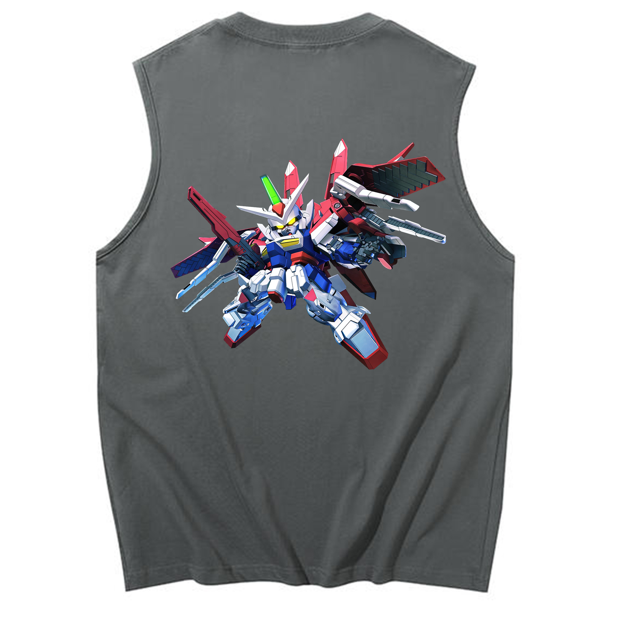 （画像用） 機動戦士ガンダム Mobile Suit Gundam コットン100％タンクトップ（背面プリント）